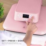 HTVRONT Auto Heat Press Machine for T Shirts - Heat Press 15x15 with Auto Release - Heats Up Fast & Heat Evenly, Professional Heat Press Machines for HTV, Sublimation, Heat Transfer Projects