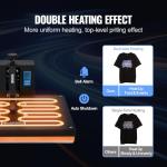 VEVOR Heat Press 16x24, 1700W Power Heat Press Machine, Fast Heating, High Pressure Heat Press Machine for T-Shirt, Digital Industrial Sublimation Printer for Heat Transfer Vinyl, Easy to Use, Black