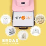 HTVRONT Auto Heat Press Machine for T Shirts - Heat Press 15x15 with Auto Release - Heats Up Fast & Heat Evenly, Professional Heat Press Machines for HTV, Sublimation, Heat Transfer Projects