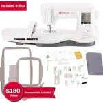 SINGER SE300 Sewing and Embroidery Machine Bundle