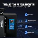 VEVOR Heat Press 16x24, 1700W Power Heat Press Machine, Fast Heating, High Pressure Heat Press Machine for T-Shirt, Digital Industrial Sublimation Printer for Heat Transfer Vinyl, Easy to Use, Black