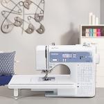 Brother XR9550 Sewing and Quilting Machine, Computerized, 165 Built-in Stitches, LCD Display, Wide Table, 8 Included Presser Feet, White