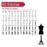 Portable Embroidery Machine with 60 Built-in Stitches