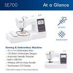 Brother SE700 Sewing and Embroidery Machine