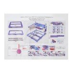 Cylindrical Screen Printing Machine with Mounting Brackets