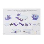 Cylindrical Screen Printing Machine with Mounting Brackets