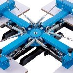 4 Color 4 Station Screen Printing Machine Kit