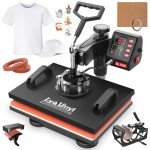 Lya Vinyl 5-in-1 Heat Press Combo Machine