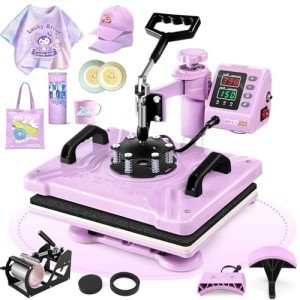 5 in 1 Heat Press Machine for Custom Shirts