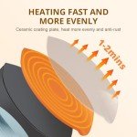 HTVRONT Mini 3-in-1 Heat Press for Custom Projects