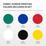 Speedball 6-Color Fabric Screen Printing Ink Set