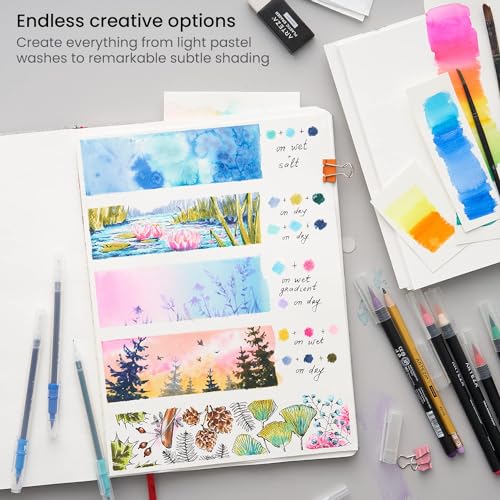 Arteza 48-Count Premium Real Brush Markers