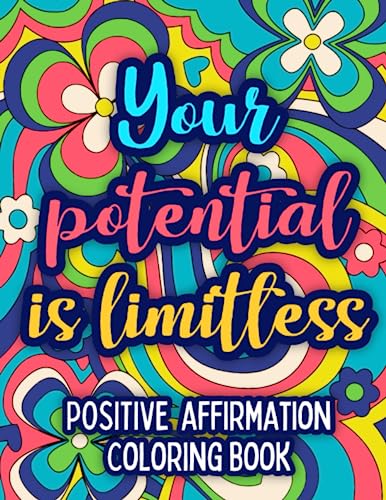 Inspirational Coloring Book with 50 Motivational Quotes