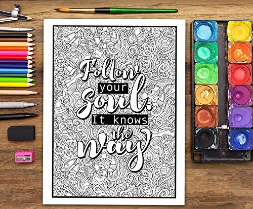 Be Fearless: An Inspirational Coloring Book