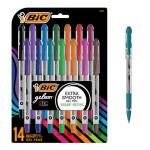 BIC Gel-ocity Assorted Gel Pens, 14-Pack