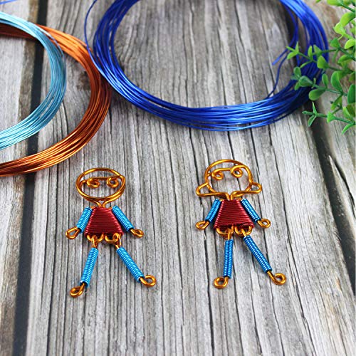 14 Rolls Flexible Colored Aluminum Craft Wire