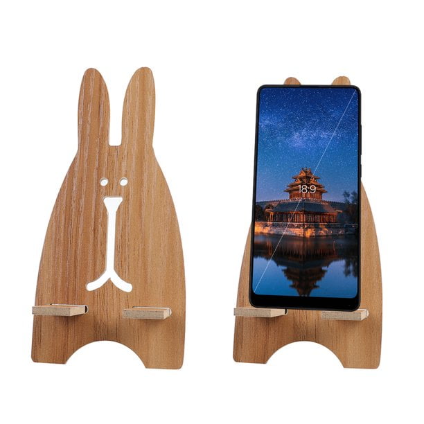 Multi-Functional Wooden Desk Pen Organizer