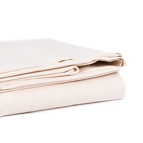 Natural Cotton Canvas Fabric, 63" x 3 Yards