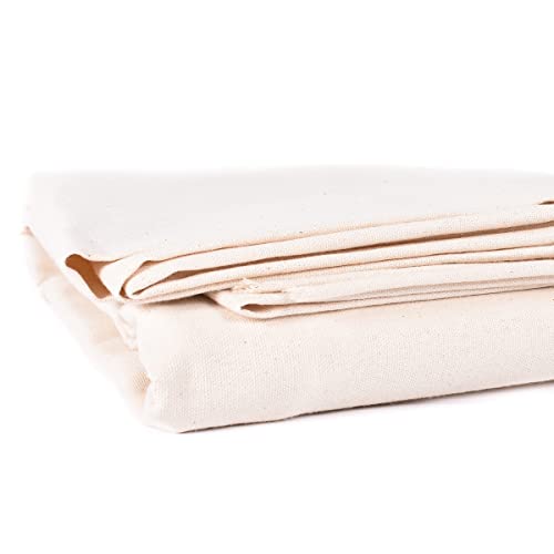 Natural Cotton Canvas Fabric, 63" x 3 Yards