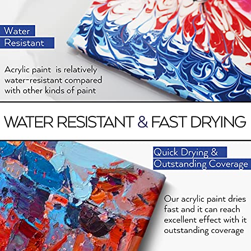 36-Piece Non-Toxic Acrylic Paint Set