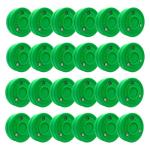 Green Biscuit 24-Pack Hockey Training Pucks