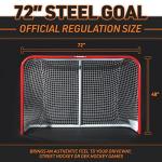 Franklin Sports Champion Steel Street Hockey Goal - 72"