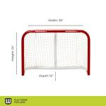 Winnwell Regulation Size Hockey Net - Indoor & Outdoor Heavy Duty Goal - Good for Street, Field & Rink (36")