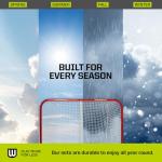 Winnwell Regulation Size Hockey Net - Indoor & Outdoor Heavy Duty Goal - Good for Street, Field & Rink (36")