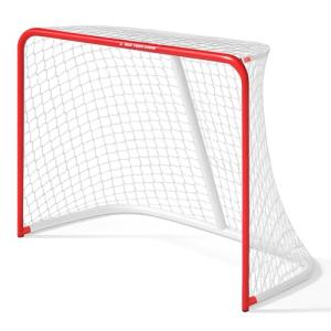 Ace Hockey Metal Street Hockey Goal – 28" x 20" Lightweight Steel Frame with Net – Outdoor Hockey Net for Beginners & Backyard Games – Ball, Roller & DEK Hockey Practice Goal – Easy Assembly