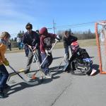 Premier Sports – 54“ Junior Steel Street Hockey Goal – Portable Hockey Net for Indoor & Outdoor Use – Hockey Training Equipment