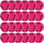 Green Biscuit Roller Puck 24-Pack in Pink