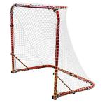Park & Sun Sports Street Ice Hockey Goal with Folding Steel Frame and Nylon Bungee Slip Net, 54" W x 44" H x 24" D, Blue