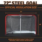Franklin Sports NHL Championship Steel Street Hockey Goal - 72"