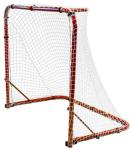 Park & Sun Sports Street Ice Hockey Goal with Folding Steel Frame and Nylon Bungee Slip Net, 54" W x 44" H x 24" D, Blue