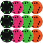 Green Biscuit Multi-Color Roller Hockey Puck Pack