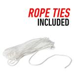 Franklin Sports NHL Hockey Goal Replacement Net - 72" Official Size Goal Replacement Netting - Outdoor Street Hockey Net - Easy Attach Official Size - 72" x 48" x 30"