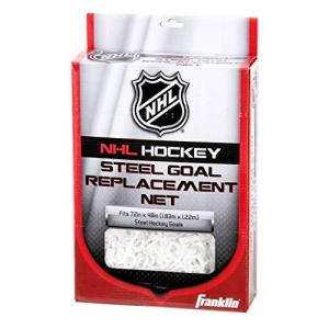 Franklin Sports NHL Hockey Goal Replacement Net - 72" Official Size Goal Replacement Netting - Outdoor Street Hockey Equipment - Easy Attach Official Size - 72" x 48" x 30"