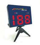 Potent Speed Radar Gun 2.0 – App-Enabled Hockey Shot Speed Tracker with USB Rechargeable Battery, Adjustable Angles & Tripod Mount – Ultra-Slim Design for Accurate Hands-Free Hockey Training