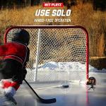 NetPlayz Hockey Radar Gifts Training Aids - Speed Guns Speed Sensor, Hands-Free Radar Guns | Ice Hockey Field Hockey Street Roller Hockey, High-Tech Gadget & Gear, Black (NIS022132044)