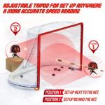 NetPlayz Hockey Radar Gifts Training Aids - Speed Guns Speed Sensor, Hands-Free Radar Guns | Ice Hockey Field Hockey Street Roller Hockey, High-Tech Gadget & Gear, Black (NIS022132044)