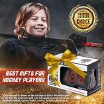 NetPlayz Hockey Radar Gifts Training Aids - Speed Guns Speed Sensor, Hands-Free Radar Guns | Ice Hockey Field Hockey Street Roller Hockey, High-Tech Gadget & Gear, Black (NIS022132044)