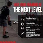 Snipers Edge Hockey PassMaster - 26" x 26" x 26" - Easy Assembly, Hockey Passer & Rebounder for Passing, One-Timers & Stickhandling Training, Portable Skill Development Aid, Works On and Off Ice