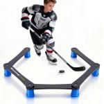 Baseng Hockey Stick Handling Trainer | Adjustable Hockey Training Equipment for Puck Control, Hand-Eye Coordination & Reaction Time | Portable On/Off Ice Trainer for All Ages, 5 Sections(Blue)