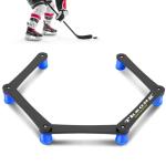 TKSONG Hockey Training Equipment - Adjustable Hockey Trainer for Stick Handling & Puck Control | Portable Stickhandling Training Tool for Kids & Adults | On/Off Ice Use，5-Sections(Black/Blue)