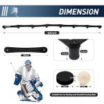 GIRISHIP Hockey Training Equipment, Adjustable Hockey Stick Handling Trainer for Puck Control and Coordination, Portable Stickhandling Training Tool, 7-Section