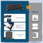 Hikeen Magnetic 7-Sections Hockey Training Equipment,Adjustable Size Hockey Stick Handling Trainer,Portable Stickhandling Training Tool for Puck Control, Reaction Time and Coordination