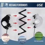 GIRISHIP Hockey Training Equipment, Adjustable Hockey Stick Handling Trainer for Puck Control and Coordination, Portable Stickhandling Training Tool, 7-Section