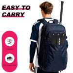 TKSONG Hockey Training Equipment - Adjustable Hockey Trainer for Stick Handling & Puck Control | Portable Stickhandling Training Tool for Kids & Adults | On/Off Ice Use，5-Sections(Black/Blue)