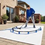 Btlwpy Hockey Training Equipment,Hockey Gear,Hockey Stick Handling Trainer for Puck Control and Coordination Reaction,Portable Reaction Time 7-Section Training Tool