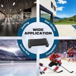 Hikeen 5-Sections Hockey Training Equipment,Magnetic Adjustable Size Hockey Stick Handling Trainer,Portable Stickhandling Training Tool for Puck Control, Reaction Time and Coordination